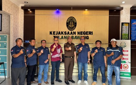Bangun Sinergi dengan Kejari, PWI Tulangbawang Dorong Keterbukaan Informasi Hukum