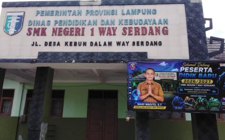 SMKN 1 Way Serdang Siap Sambut Siswa Baru