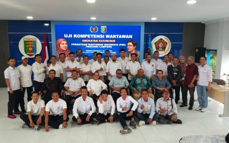 31 Wartawan Lulus UKW PWI Lampung