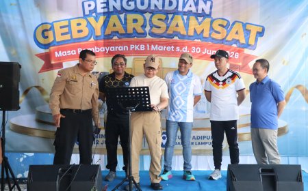 Pemprov Lampung Undi Hadiah Gebyar Samsat 2026