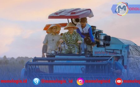 Mirza Hadiri Panen Raya TNI Serentak di Lamteng