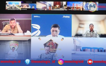 Pemprov Lampung Ikuti Rakor Pengendalian Inflasi