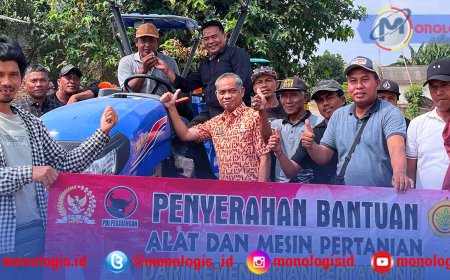TPHP Tubaba Salurkan Bantuan Alsintan ke Petani