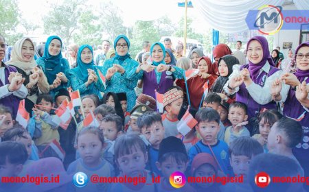 Wulan Mirza Canangkan Desa TAPIS di Tulangbawang