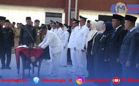 96 Pejabat Pemkot Bandar Lampung Dilantik, Dua Camat dan Lima Lurah Berganti