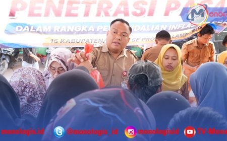 Pasar Murah Tubaba Diserbu, Stok Ludes Sejam