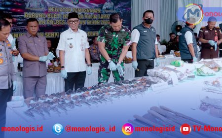 Gubernur Lampung Rahmat Mirzani Djausal menegaskan dukungan penuh terhadap langkah Polda Lampung memberantas narkotika dan senjata api ilegal demi menjaga keamanan daerah.