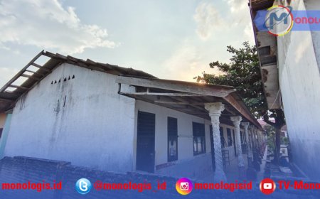 148 Pelajar SMP Karya Bhakti Panaragan Tubaba Belajar di Gedung Nyaris Ambruk