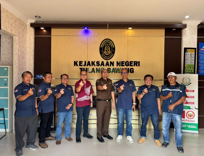 Bangun Sinergi dengan Kejari, PWI Tulangbawang Dorong Keterbukaan Informasi Hukum