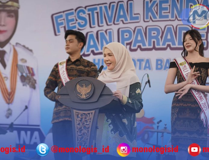 82 Kendaraan Hias Ramaikan Pawai Budaya HUT Bandar Lampung