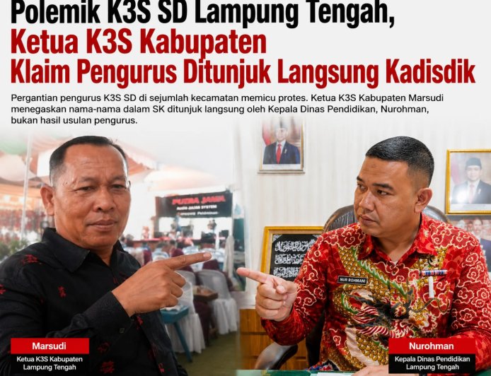Pergantian Pengurus K3S SD di Lampung Tengah Diprotes, Mekanisme Dinilai Tak Sesuai AD/ART