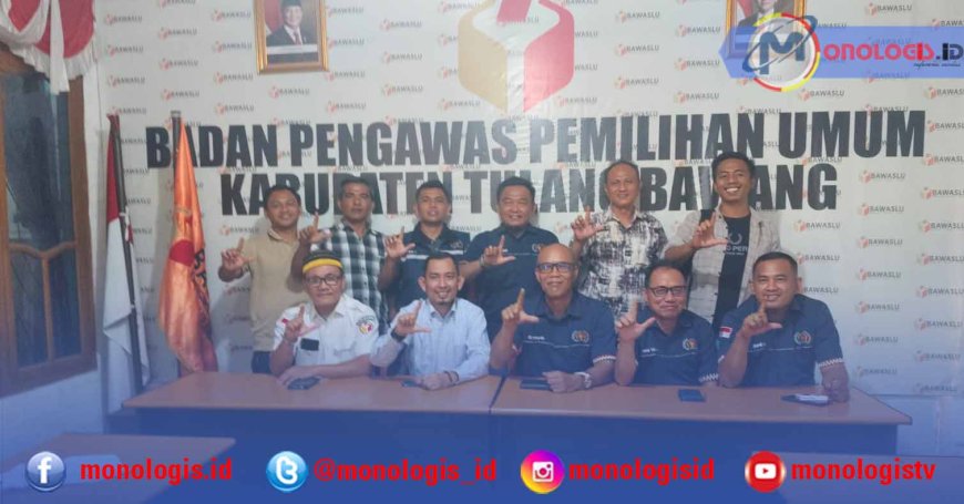 Bawaslu dan PWI Tulangbawang Perkuat Sinergi Awasi Pemilu