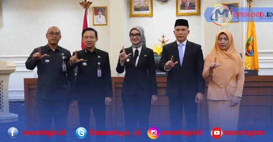 Jihan Lantik Kepala Biro Adpim Lampung