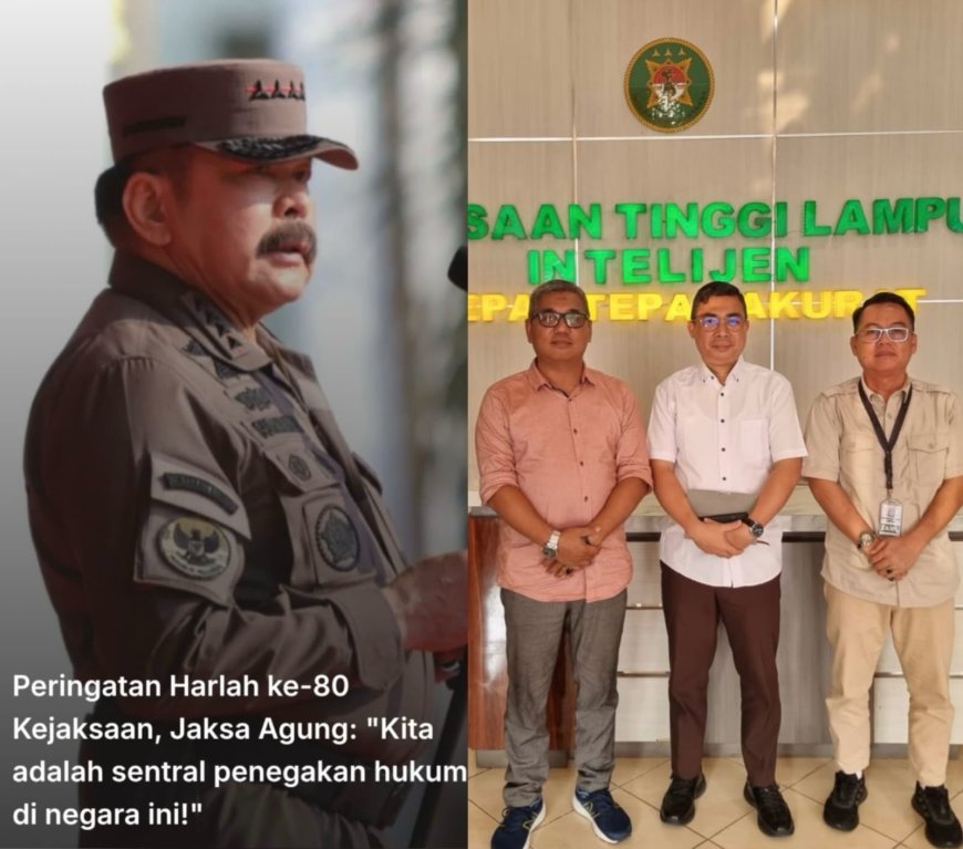 LSM PRO RAKYAT Laporkan Dugaan Korupsi Dinkes Lampung Selatan ke Kejati