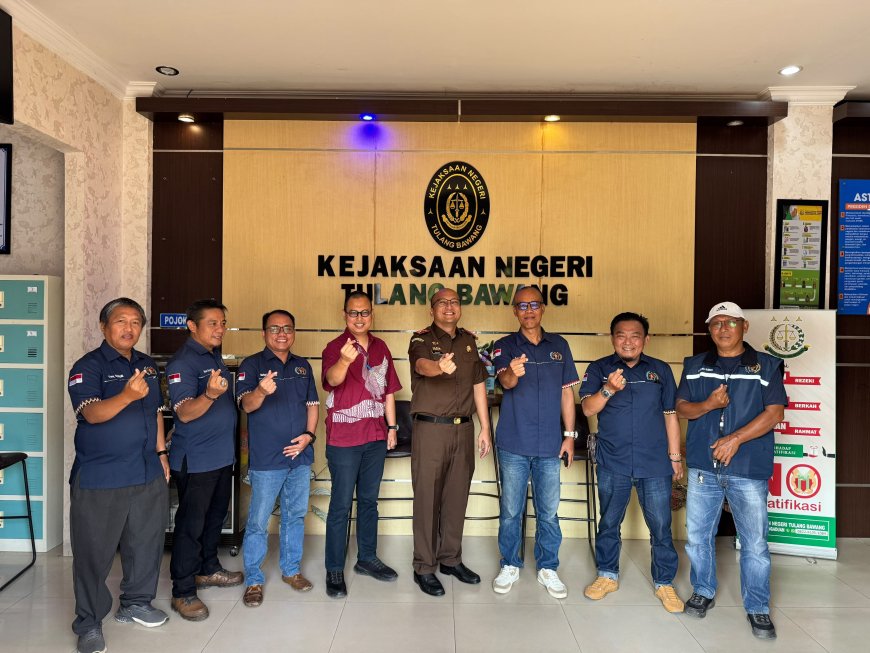 Bangun Sinergi dengan Kejari, PWI Tulangbawang Dorong Keterbukaan Informasi Hukum