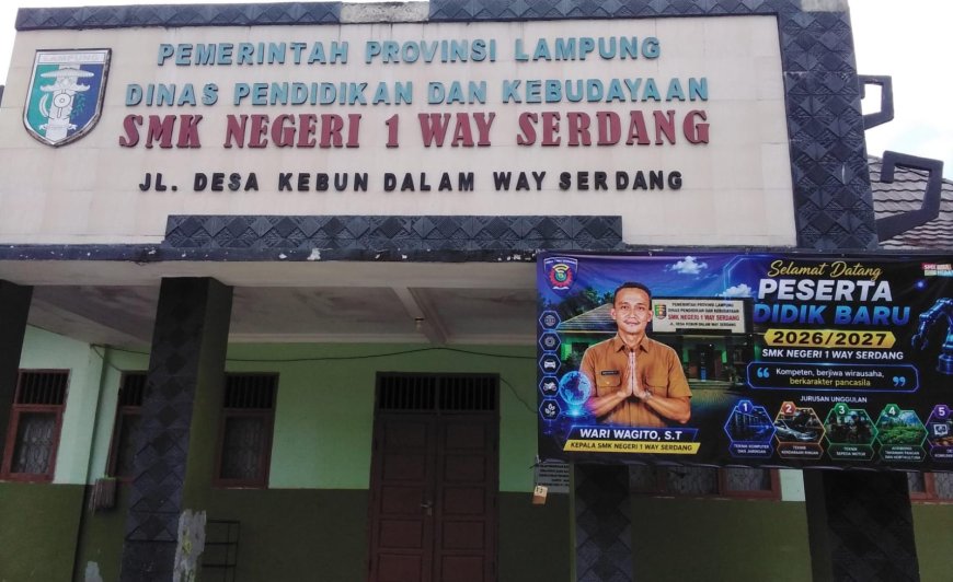 SMKN 1 Way Serdang Siap Sambut Siswa Baru