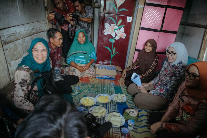 Jihan Tinjau Calon Siswa Sekolah Rakyat di Lamtim