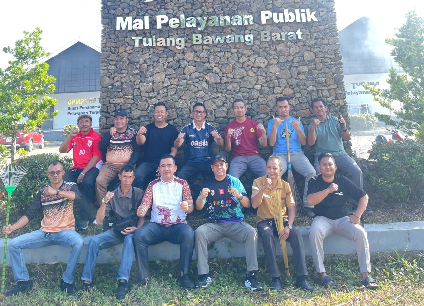Pemkab Tubaba Gelar Kerja Bakti di MPP