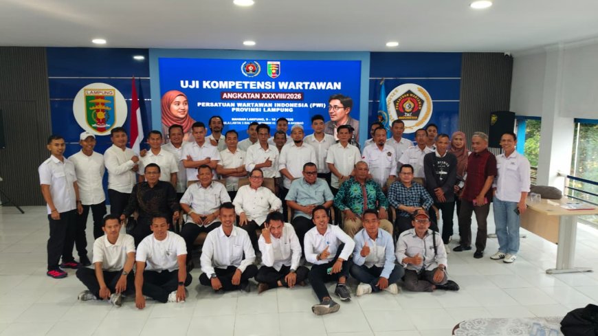 31 Wartawan Lulus UKW PWI Lampung