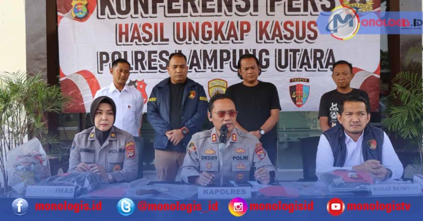 Polisi Ungkap Pembunuhan IRT di Kotabumi, Dua Pelaku Ditangkap