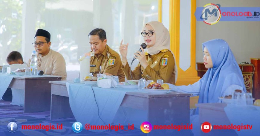 Jihan Tinjau Revitalisasi SMA Islam Plus Hidayatut Thullab Lamteng