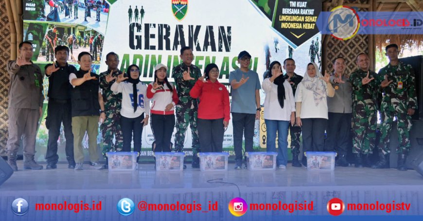 Pemkab Lampung Selatan Apresiasi Gerakan Radin Inten Asri Kodam XXI/Radin Inten