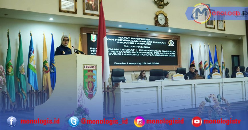 Jihan Sampaikan Raperda APBD ke DPRD