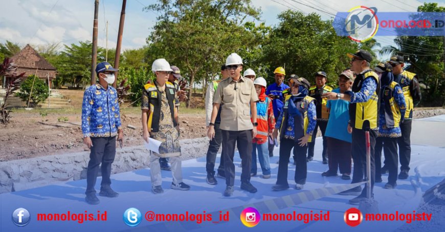 Tinjau Perbaikan Jalan Gunung Sugih–Kota Gajah, Mirza Pastikan Sesuai Standar
