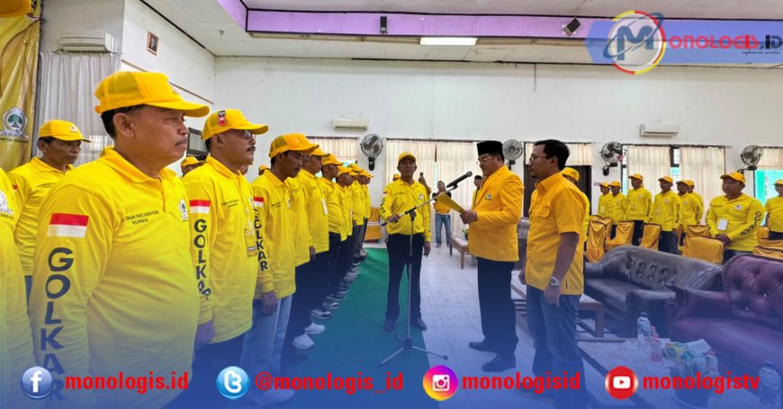 Golkar Lamteng Lantik Pengurus Kecamatan