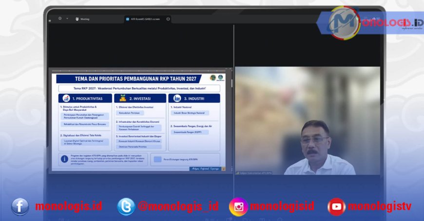 Sekjen ATR/BPN Tekankan RKA-KL Tepat Sasaran