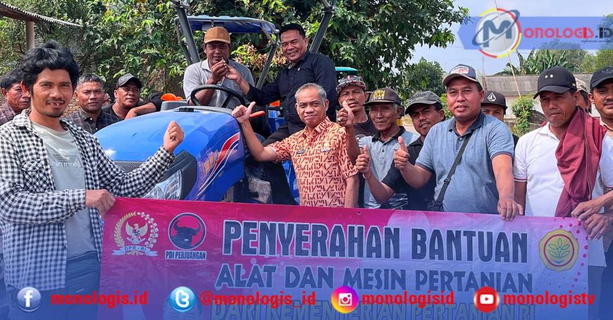 TPHP Tubaba Salurkan Bantuan Alsintan ke Petani