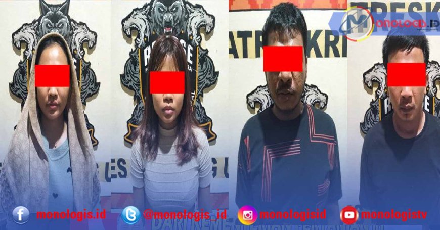 Modus Michat, Empat Pelaku Curas Ditangkap