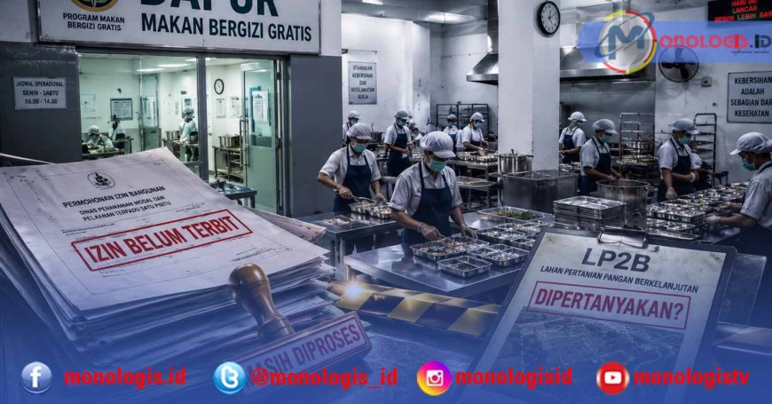 Dapur MBG Daya Murni Berdiri di Lahan LP2B?