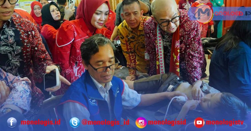 Perdana, YJI Lampung Skrining Jantung Anak di Tulangbawang