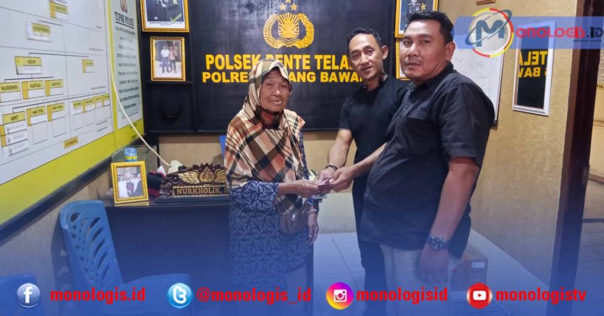 Korban Curat Denteteladas Terima Santunan dari Polisi