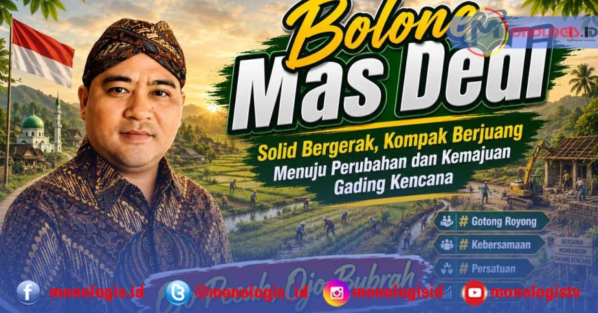 Usung Visi 'Gading Kencana MAPAN' Mas Dedi  Daftar Calon Kepalo Tiyuh Gading Kencana