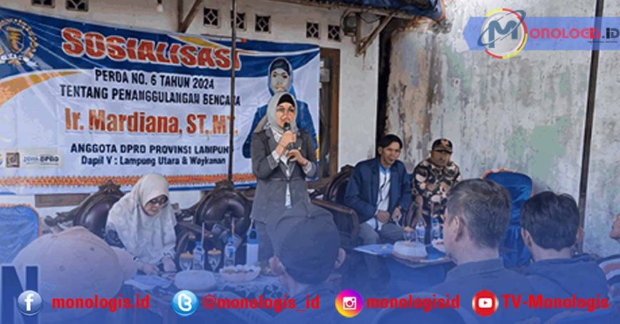 Wakil Ketua Komisi V DPRD Lampung Dorong Masyarakat Tingkatkan Kesiapsiagaan Bencana