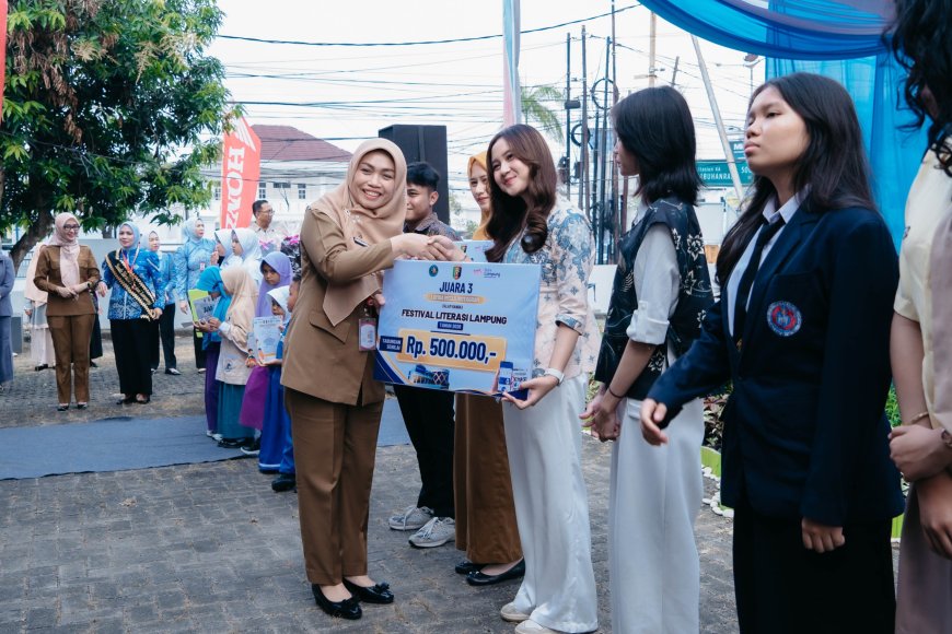 Wagub Jihan Buka Festival Literasi Lampung 2026, Dorong Kolaborasi Tingkatkan Budaya Membaca