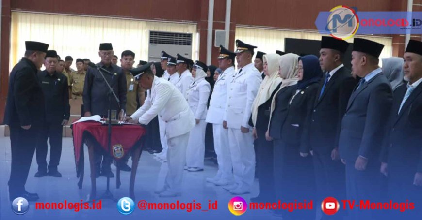96 Pejabat Pemkot Bandar Lampung Dilantik, Dua Camat dan Lima Lurah Berganti