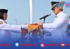 Merah Putih Berkibar di Menara Siger