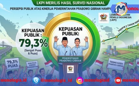 LKPI: Kepuasan Publik terhadap Kinerja Pemerintahan Prabowo-Gibran Capai 79,3 Persen Jelang Dua Tahun Pemerintahan
