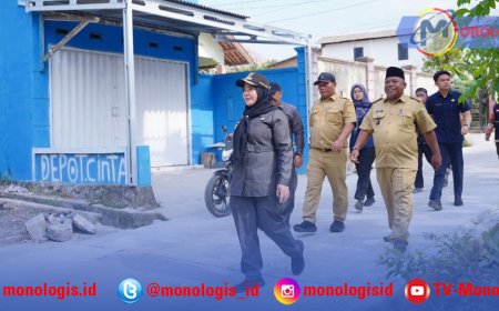Eva Dwiana Tinjau Perbaikan Jalan Way Laga