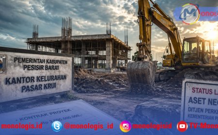Pemkab Pesisir Barat Disinyalir Langgar Ketentuan, Proyek Kantor Kelurahan Rp2 M Dibangun di Lahan Milik Kementan