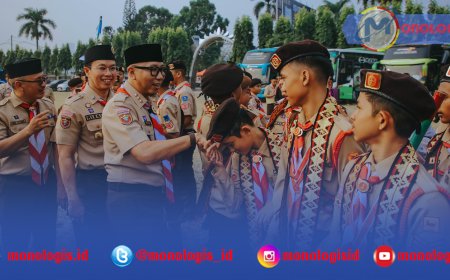 598 Pramuka Lampung Berangkat ke Jamnas XII