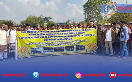 Buay Bulan Bersatu Tuntut Hak, Pemkab Tubaba Siapkan Mediasi