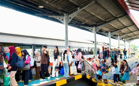 KAI Tanjungkarang Layani 681.352 Pelanggan pada Semester I 2026