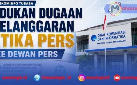 Diskominfo Tubaba Adukan Pemberitaan ke Dewan Pers