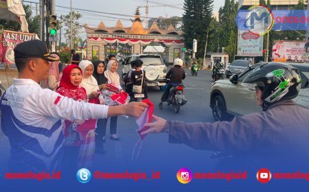 Jelang HUT ke-81 RI, Pemprov Lampung Bagikan 300 Bendera
