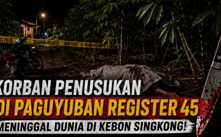Pria di Mesuji Ditusuk Besan hingga Tewas, Polisi Buru Pelaku