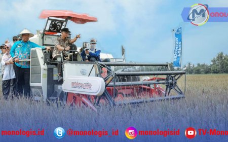 Panen Padi Lampung Tengah Tembus 11,2 Ton per Hektare